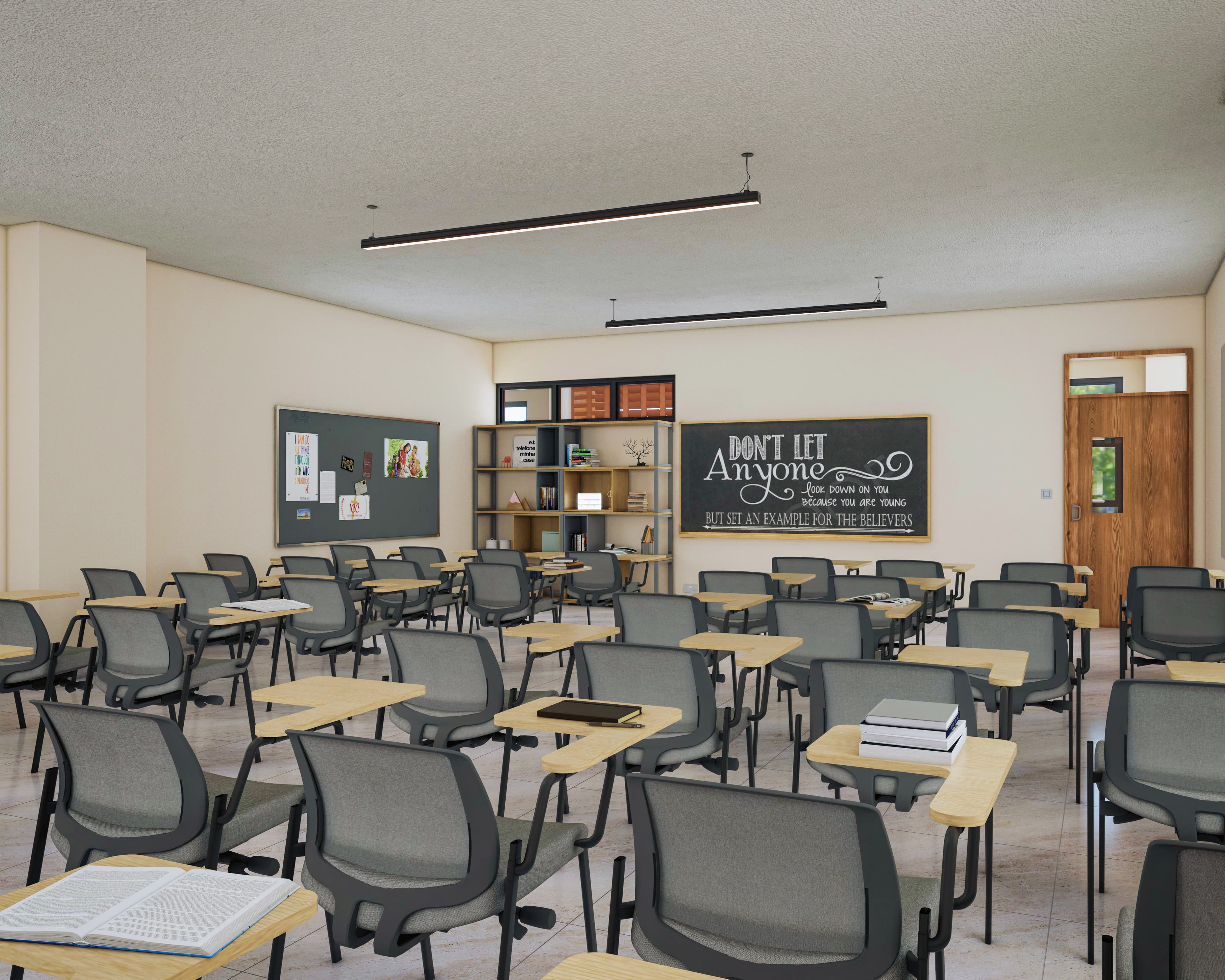 Modern Classroom Interior